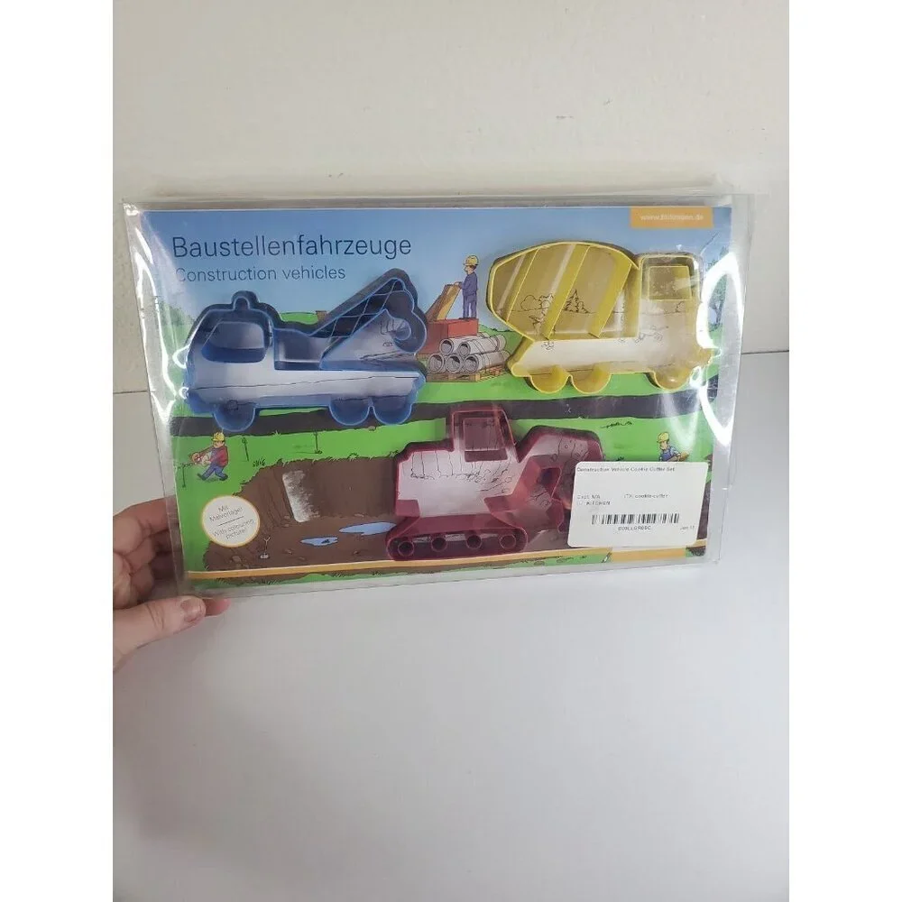 Construction Site Vehicles Biscuit Cookie Cutters‎ 3 German Baustellenfahrzeuge